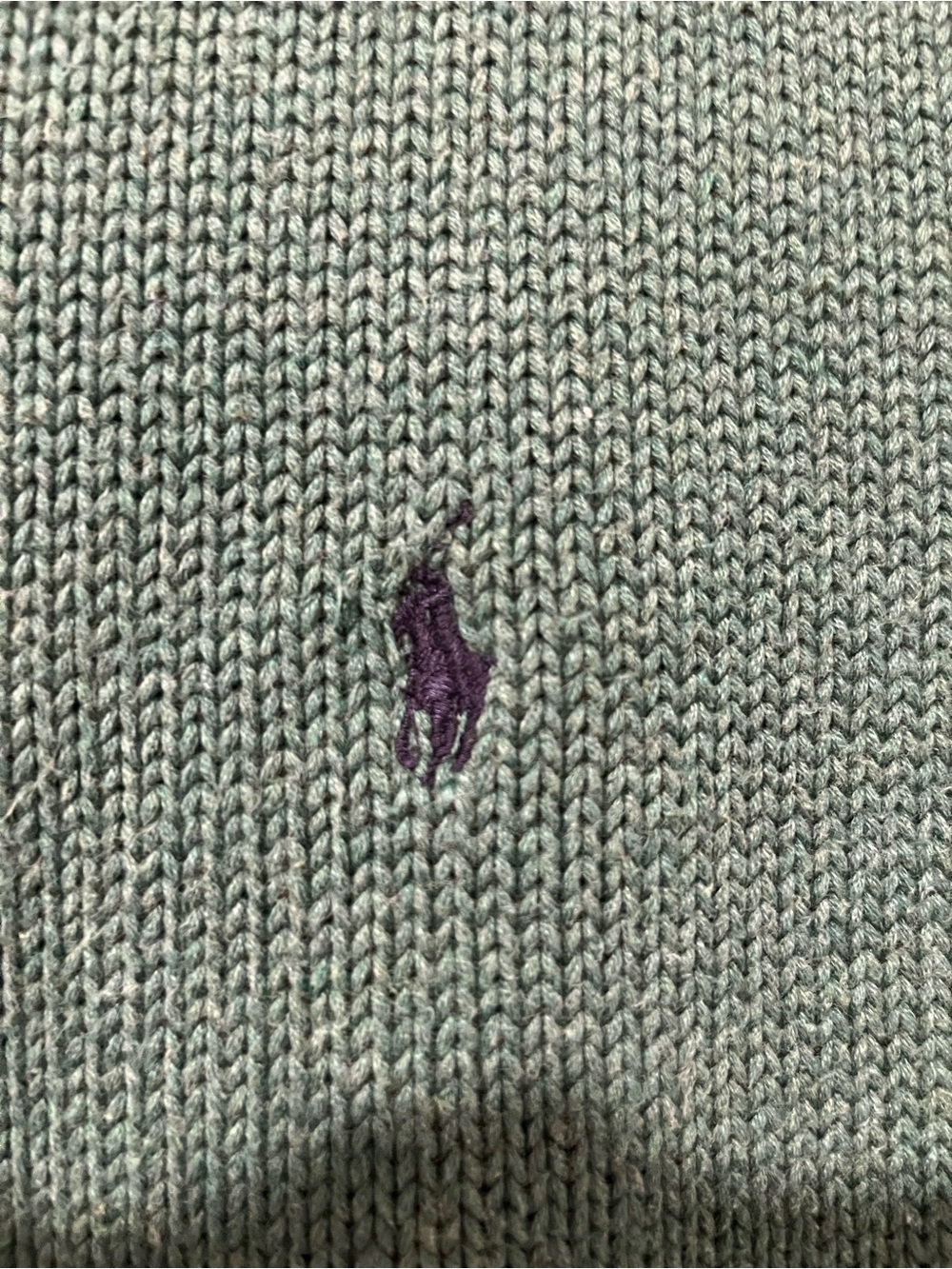 Ralph Lauren Polo Green Cotton Sweater Vest XL Men’s Classic Knit 🐎 - Picture 3 of 9